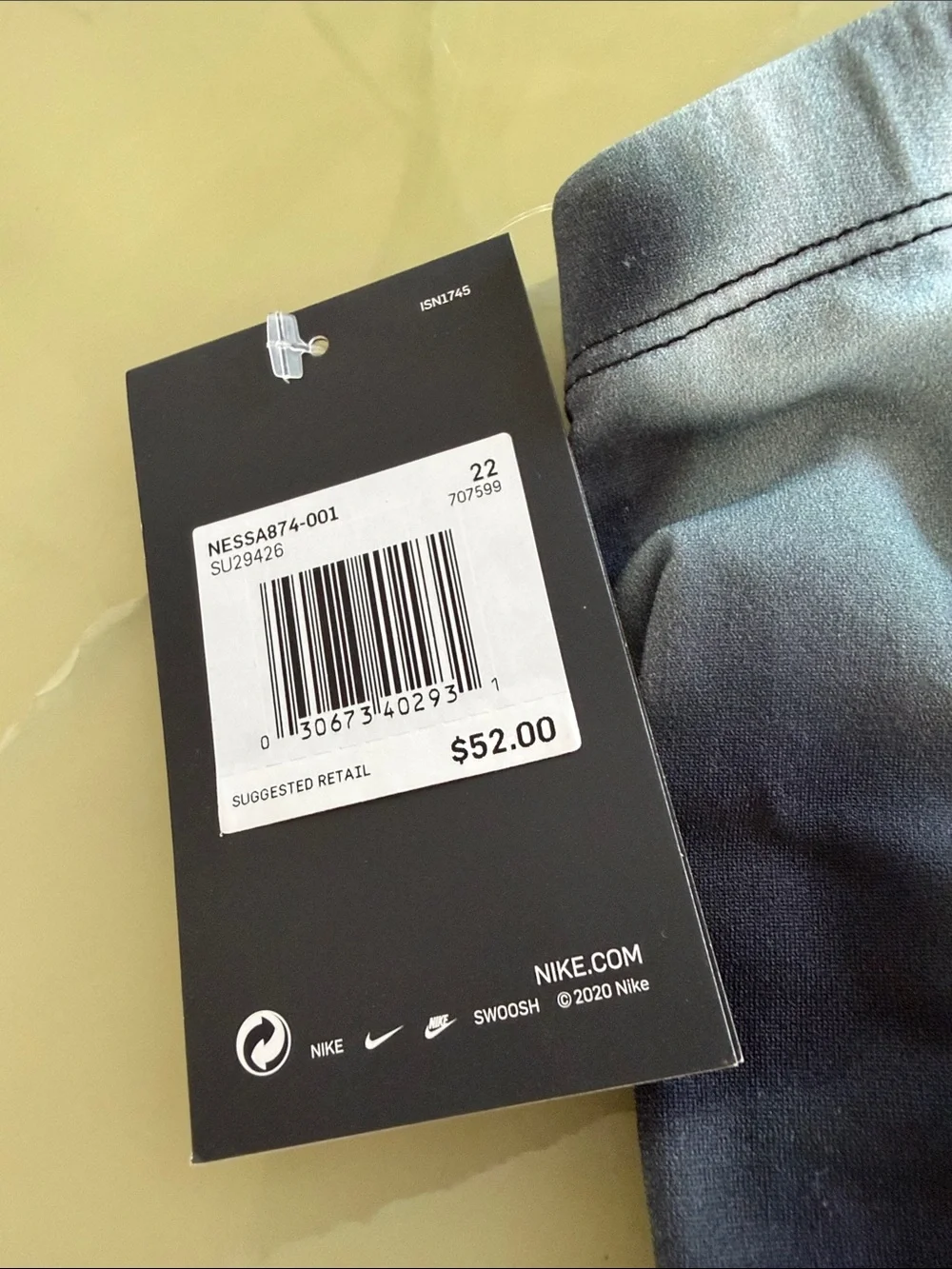 Nike Hydrastrong Boys Jammer Swim Shorts Grey Black Tie-Dye Size 6-7Y NWT